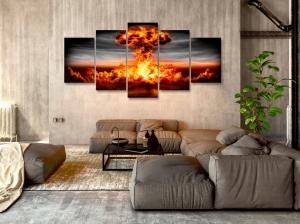 Πίνακας - Explosion (5 Parts) Wide 200x100 cm - Img 2