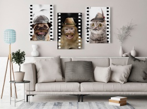 Πίνακας - Funny Pets (Collection) 60x30 cm - Img 2