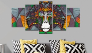 Πίνακας - Philosopher of the Jungle 200x100 cm - Img 2
