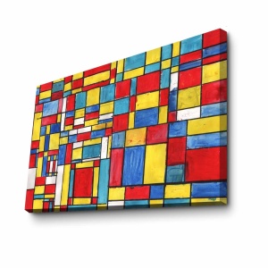 Πίνακας Rainbow Palette 3 Πολύχρωμος 70x100x3 cm - Img 3