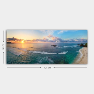 Πίνακας Spectra Vistas Πολύχρωμος 50x120 cm - Img 3