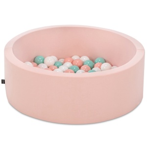 Πισίνα με μπαλάκια Bubble Pops v7 Ροζ 85x85x30 cm