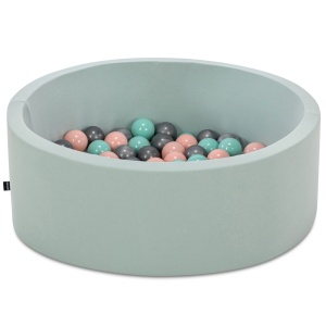 Πισίνα με μπαλάκια Bubble Pops v9 Μέντα 85x85x30 cm