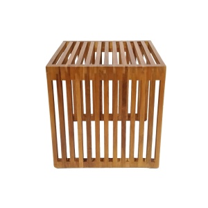 Πλαϊνό τραπεζάκι Saimon Boho Pako World Φυσικό 40x40x40 cm - Img 2