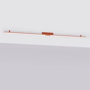 Πλαφονιέρα LED Lagom, Κόκκινη, 4000K, 181x4x7 cm - Img 2