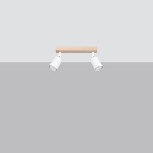 Πλαφονιέρα Verdo, Φυσικό, 46x20x17.5 cm - Img 2