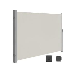 Πλευρική τέντα Songmics Ασημί 200x350 cm