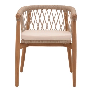 Πολυθρόνα Κήπου Abby Boho Pako World Φυσικό 60x58x78 cm - Img 4