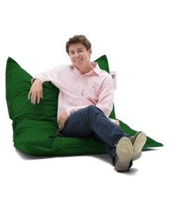 Πολυθρόνα Πουφ Κήπου Cushion Πράσινο 100x100x20 cm