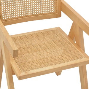 Πολυθρόνα Kalen Boho Pako World Φυσικό 52x59x79 cm - Img 7