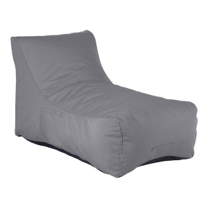 Πολυθρόνα Πουφ (beanbag) Κήπου, Otenda, Σκούρο Γκρι, 67x110x65 cm