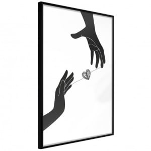 Πόστερ - Instant Connection, με μαύρη κορνίζα, 20x30 cm