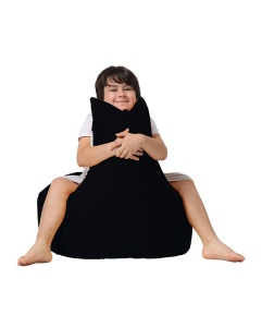 Πουφ beanbag κήπου Baton Μαύρο - Img 2