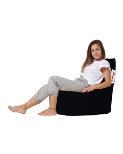 Πουφ beanbag κήπου Baton Μαύρο - Img 12