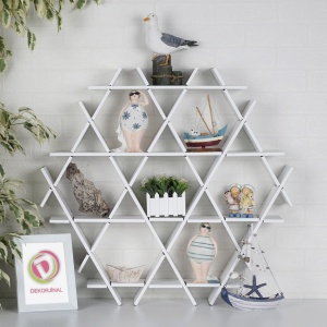 Ράφι din carton HEXBEYAZ Λευκό 70x67x11 cm