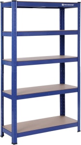 Ράφι Songmics, 5 Ράφια, 180 x 90 x 40 cm, Μπλε, GLR40Q