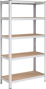 Ράφι Songmics, 5 Ράφια, 40 x 90 x 180 cm, Silver, GLR40SV