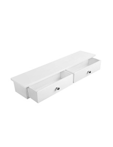Ραφιέρα με Ράφια, Songmics, Λευκό, LWS65WT, 65 x 15 x 10 cm