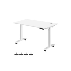 Ρυθμιζόμενο γραφείο Songmics Λευκό 140x70x117 cm