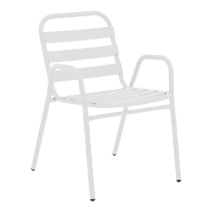 Σετ τραπεζαρίας Sussie-Ensure, Pako World, Μέταλλο, Λευκό, 120x70x70 cm - Img 2