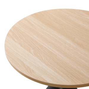 Σετ 2 τραπεζάκια σαλονιού Hemena Μαύρο 70x70x40 cm - Img 5