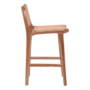 Σκαμπό μπαρ Sponze Boho Pako World Φυσικό 40x47x89 cm - Img 3