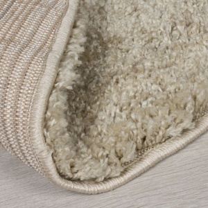 Στρογγυλό Χαλί Feather Soft Natural 200X200 cm, Flair Rugs - Img 2