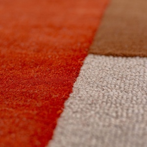 Στρογγυλό Χαλί Mia Segment Caramiziu 200x200 cm, Flair Rugs - Img 5