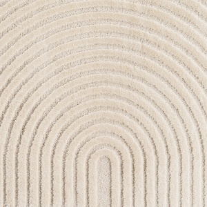 Στρογγυλό Χαλί Art boho V2 Κρεμ 160x160 cm - Img 6