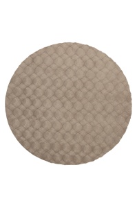 Στρογγυλό Χαλί Diamond Cut Taupe 200x200 cm