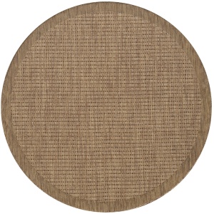 Στρογγυλό Χαλί Giza Καφέ 120x120 cm