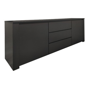 Συρταριέρα Kalya Σκούρο Γκρι 220x49x89.5 cm