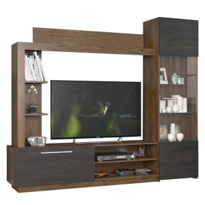 Σύνθεση TV June, Δρυς, 204x35x177 cm