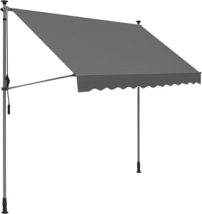 Τέντα μπαλκονιού, Songmics, 350 x 130 cm, Γκρι
