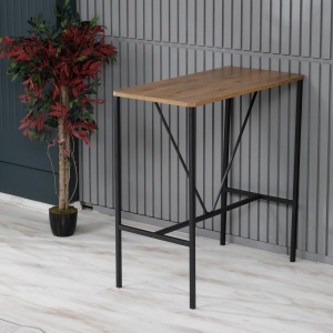 Τραπέζι μπαρ Nordic Καρυδί 90x92x45 cm