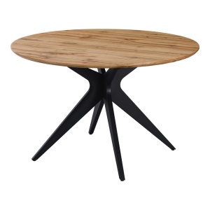 Τραπέζι Toda, Pako World, MDF, Sonoma, 120x120x75 cm