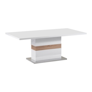 Τραπέζι Zoekrin MDF Λευκό 200x100x76 cm