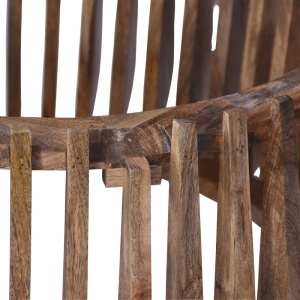 Τραπεζάκι σαλονιού, Mable, Φυσικό, 120x120x45 cm - Img 5