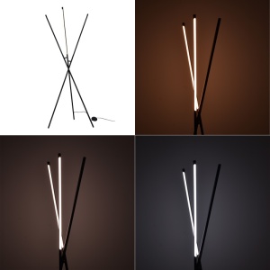 Φωτιστικό Δαπέδου LED Loly Μαύρο 40x40x145 cm - Img 2