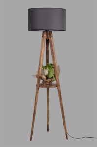 Φωτιστικό Δαπέδου Sehbali Καφέ 45x45x153 cm - Img 3