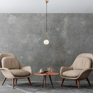 Φωτιστικό οροφής Mudonı Χρυσό 15x15x136 cm - Img 3