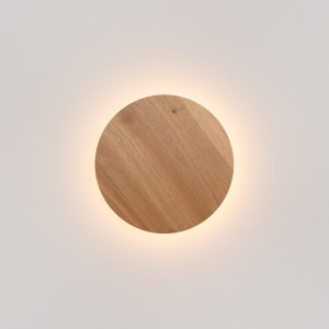 Φωτιστικό τοίχου LED Borgen, Δρυς, 3000K, 30x30x3.5 cm - Img 5