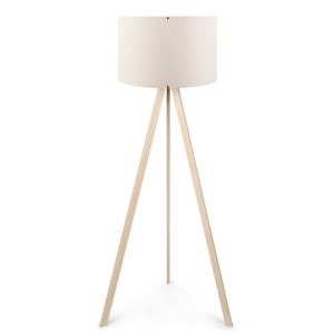 Φωτιστικό Δαπέδου PWL-1060, E27 Natural-κρεμ, 38x140 cm