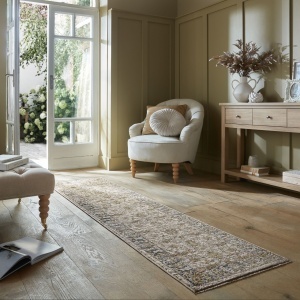 Χαλί διάδρομος Zetta Vintage Style Πράσινο 60x230 cm, Flair Rugs