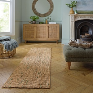 Χαλί Διαδρόμου Sarita Jute Boucle Natural 60X230 cm, Flair Rugs