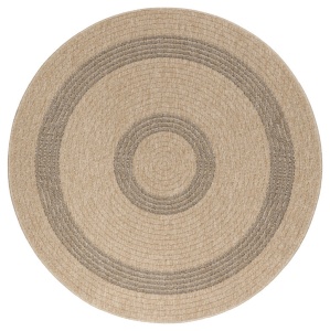 Χαλί Comilla Μαύρο V1 120x120 cm