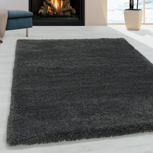 Χαλί Fluffy Γκρι 60x110 cm
