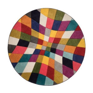 Χαλί Rhumba Πολύχρωμο 160X160 cm, rotund, Flair Rugs