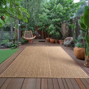 Χαλί Timber V4 Μπεζ 140x200 cm - Img 2
