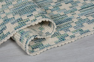 Χαλί Διαδρόμου Leela Runner Ivory/Teal 60X200 cm, Flair Rugs - Img 3